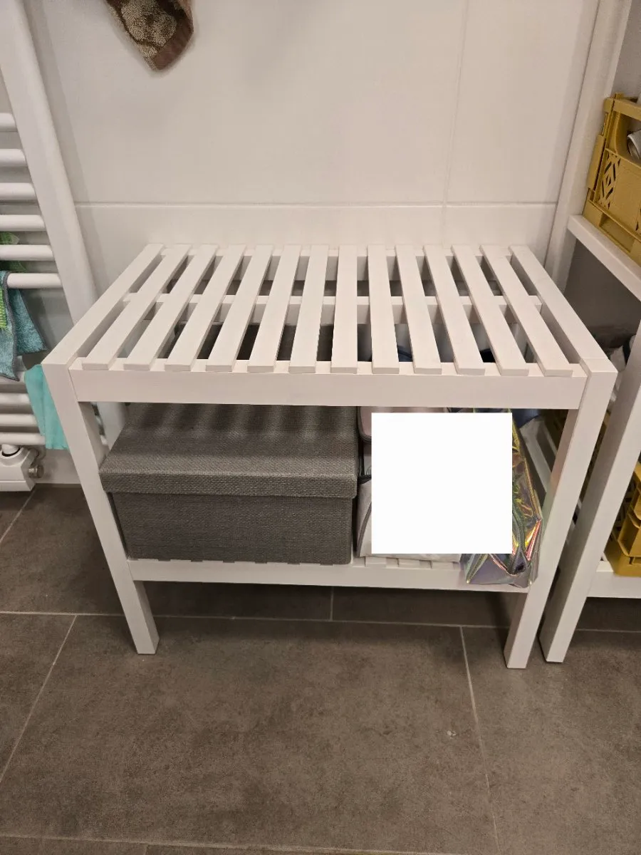 Ikea Muskan Bank/ Hocker/ Regal fürs Badezimmer, € 10,- (1210 Wien)