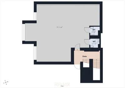 1-Zimmer-Gewerbeimmobilie mieten in Bruck an der Leitha – 75 m², € 602 – Bild 11 von 11