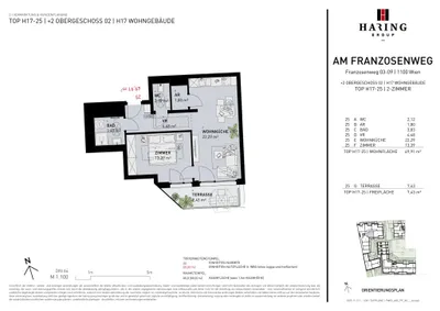 2-Zimmer-Wohnung kaufen in Wien – 50,82 m², € 342.500 – Bild 10 von 10