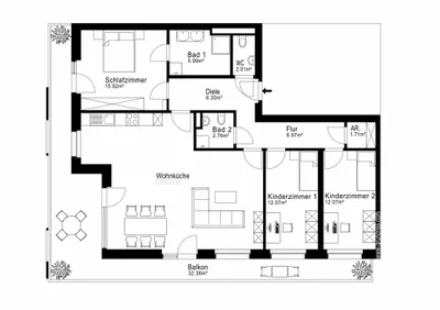 4-Zimmer-Wohnung kaufen in Graz – 111 m², € 529.000 – Bild 23 von 23