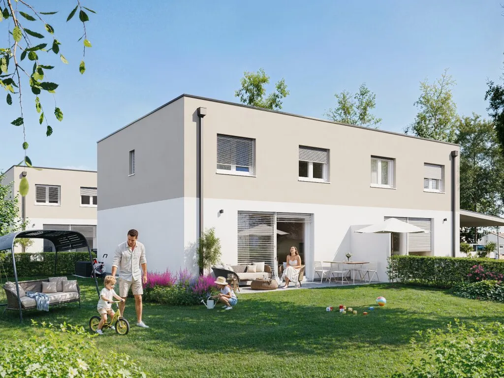 MIETFREI IN DIE ZUKUNFT AB EUR 1.090,- / MONAT! Schlüsselfertige Doppel- & Reihenhäuser mit großzügige Gartenfläche in attraktiver Lage in Rüstorf / Schwanenstadt - Widok 2