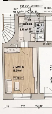 1-Zimmer-Wohnung kaufen in Wien – 26 m², € 130.000 – Bild 9 von 9
