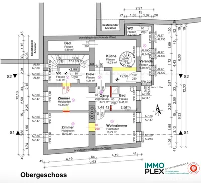 8-Zimmer-Gewerbeimmobilie mieten in Horn – 223 m², € 2.979 – Bild 21 von 22