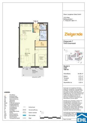 2-Zimmer-Wohnung kaufen in Eisenstadt – 63,98 m², € 314.000 – Bild 13 von 13