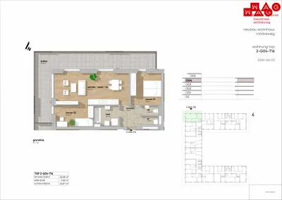 3-Zimmer-Wohnung mieten in Linz – 65,81 m², € 1.138 – Bild 22 von 24