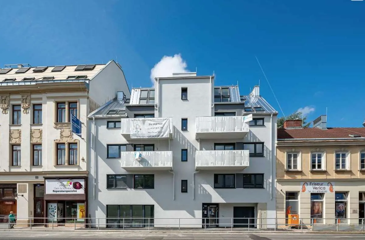 1180 | 2 Zi | 42 m² | Sonnige Dachgeschosswohnung mit Westbalkon - absolut ruhig, ideale Anbindung - Ansicht 2