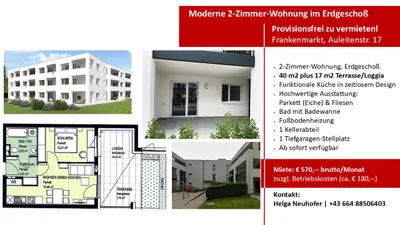Wohnung mieten in Vöcklabruck – 40 m², € 750 – Bild 3 von 5