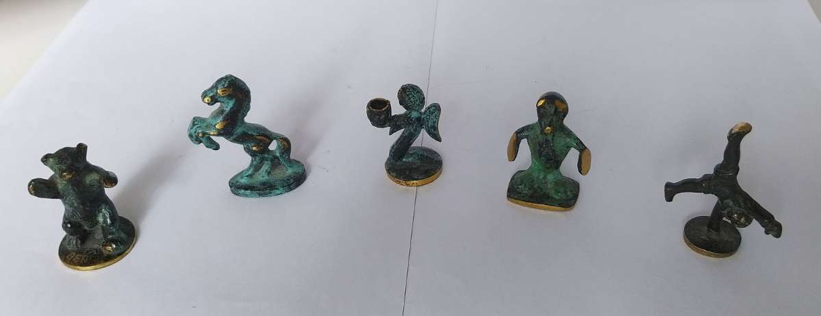 Walter Bosse Berliner Bär - Engel - Pferd - Pinguin - Radschläger - 50er Vintage