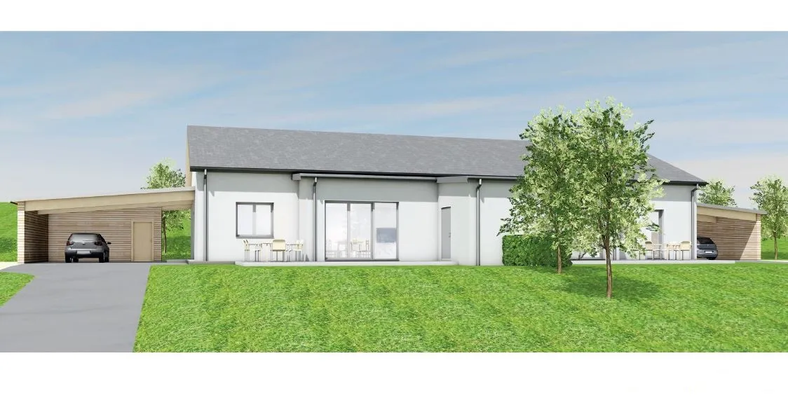 PROVISIONSFREI! Neubau-Doppelhaushälfte mit Doppelcarport in Bairisch Kölldorf - Ansicht 3