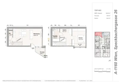 2-Zimmer-Haus kaufen in Wien – 64,08 m², € 425.000 – Bild 21 von 21