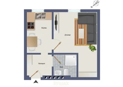 1-Zimmer-Wohnung kaufen in Graz – 27,5 m², € 110.000 – Bild 2 von 11