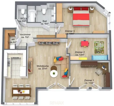 4-Zimmer-Wohnung kaufen in Wien – 98 m², € 490.000 – Bild 11 von 11