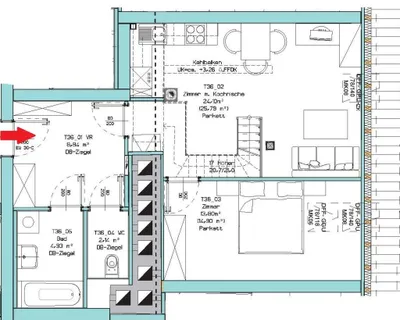 2-Zimmer-Wohnung mieten in Wien – 56,4 m², € 1.385 – Bild 22 von 23