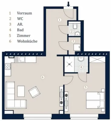 2-Zimmer-Wohnung kaufen in Wien – 61,3 m², € 580.000 – Bild 20 von 20