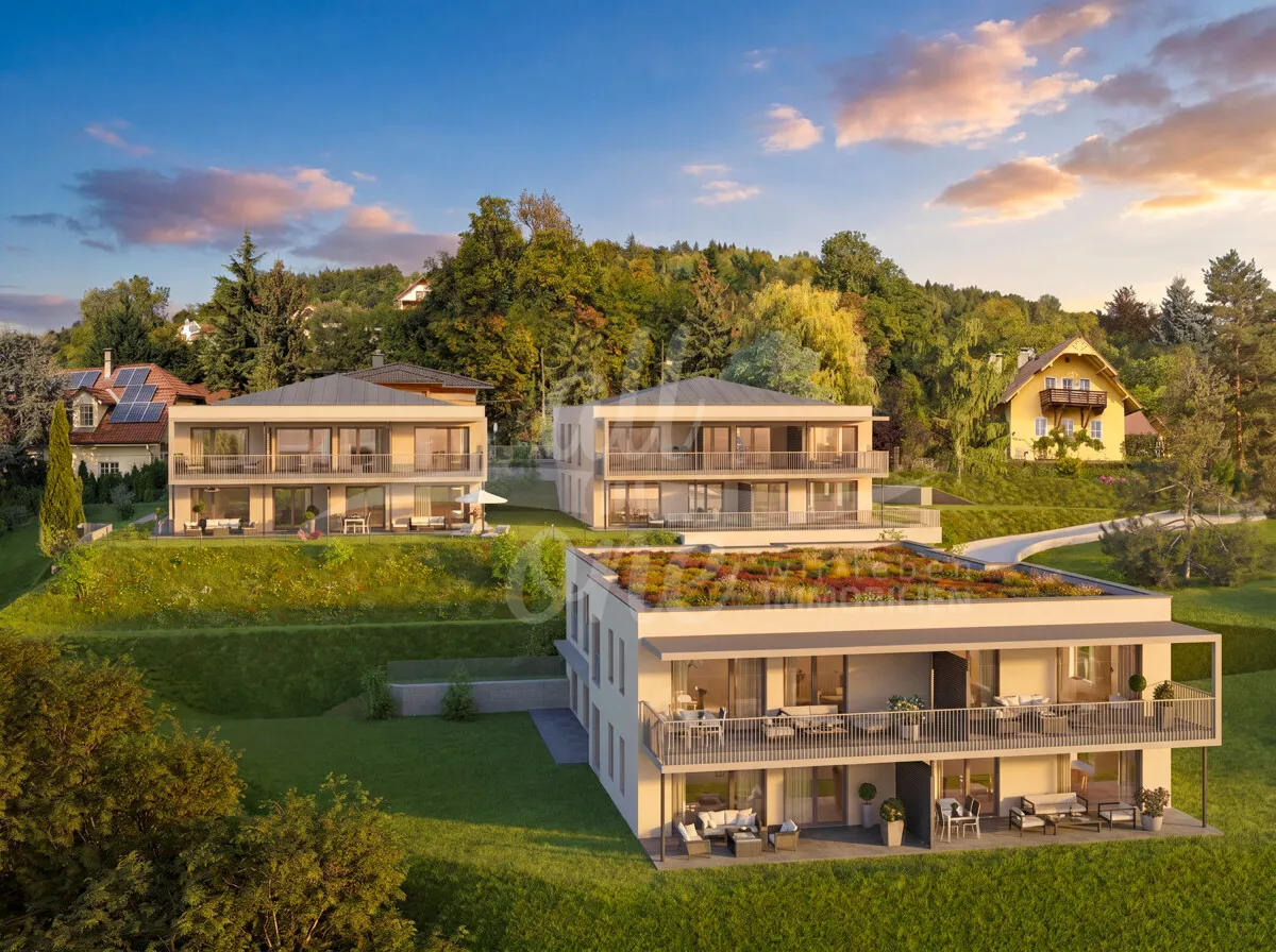 KRUMPENDORF- Verkaufsstart: Wörtherseeblick-Wohnung im Neubauprojekt Lannerweg 41 - View 2