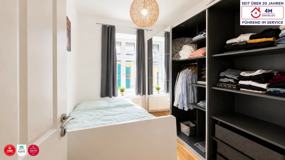 Charmante 2-Zimmer-Wohnung in attraktiver Lage nahe Schloss Hetzendorf inkl. Gemeinschaftsgarten und Kellerabteil - Ansicht 3