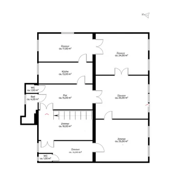 10-Zimmer-Immobilie mieten in Wien – 270 m², € 7.103 – Bild 20 von 20