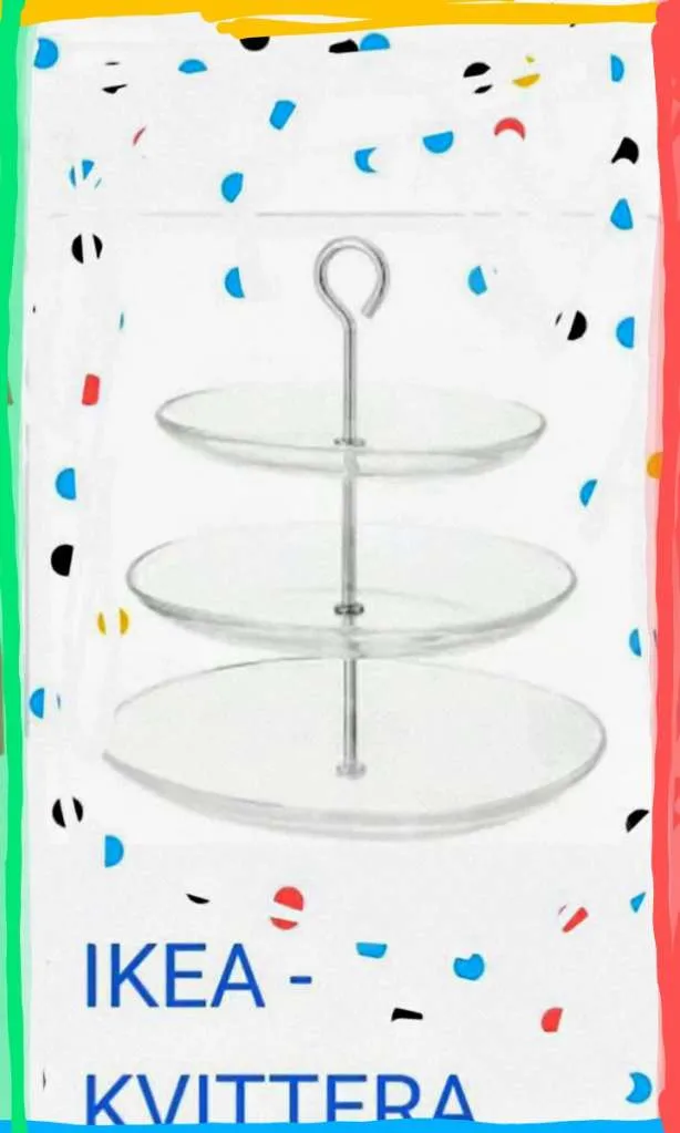 Glas - Etagere (Ikea) , 3-stöckig, € 7,- (2511 Pfaffstätten)