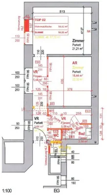2-Zimmer-Wohnung kaufen in Wien – 55,96 m², € 299.000 – Bild 14 von 14
