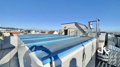 Luxuriöse Penthouse mit Pool, große Terrassenflächen, beeindruckendem Fernblick auf Kahlenberg, Wilhelminenberg! – Bild 2