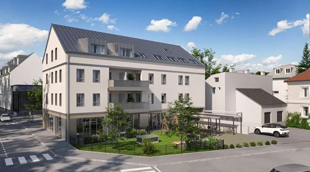 Moderne 1-Zi-Whg mit Loggia & Terrasse mitten in Salzburg, Erstbezug - Ansicht 2