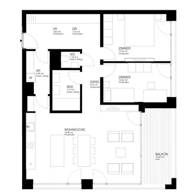 3-Zimmer-Wohnung mieten in Wien – 92 m², € 2.287 – Bild 14 von 21