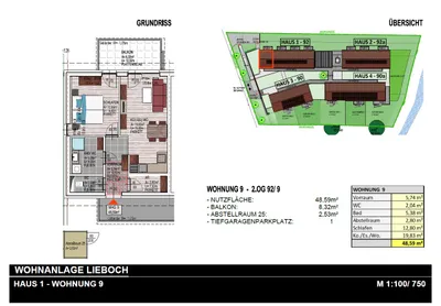 2-Zimmer-Wohnung mieten in Graz-Umgebung – 48,59 m², € 790 – Bild 19 von 19