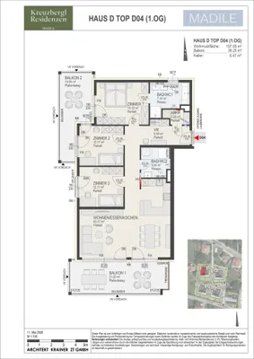 4-Zimmer-Wohnung kaufen in Klagenfurt – 107,05 m², € 841.000 – Bild 7 von 7