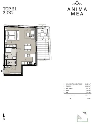 1-Zimmer-Wohnung kaufen in Klagenfurt Land – 53,6 m², € 419.000 – Bild 14 von 14