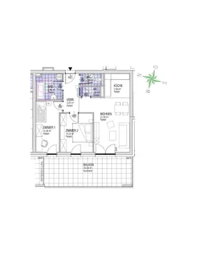 3-Zimmer-Wohnung kaufen in Villach Land – 69 m², € 318.000 – Bild 2 von 13