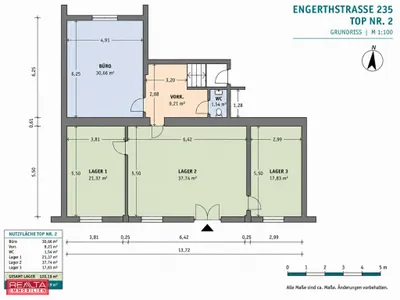 4-Zimmer-Gewerbeimmobilie mieten in Wien – 120 m², € 1.833 – Bild 8 von 8