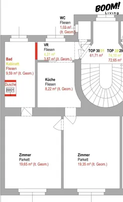 2-Zimmer-Wohnung kaufen in Wien – 61,71 m², € 259.000 – Bild 12 von 12