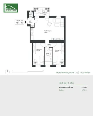 3-Zimmer-Wohnung kaufen in Wien – 73,14 m², € 345.000 – Bild 17 von 17