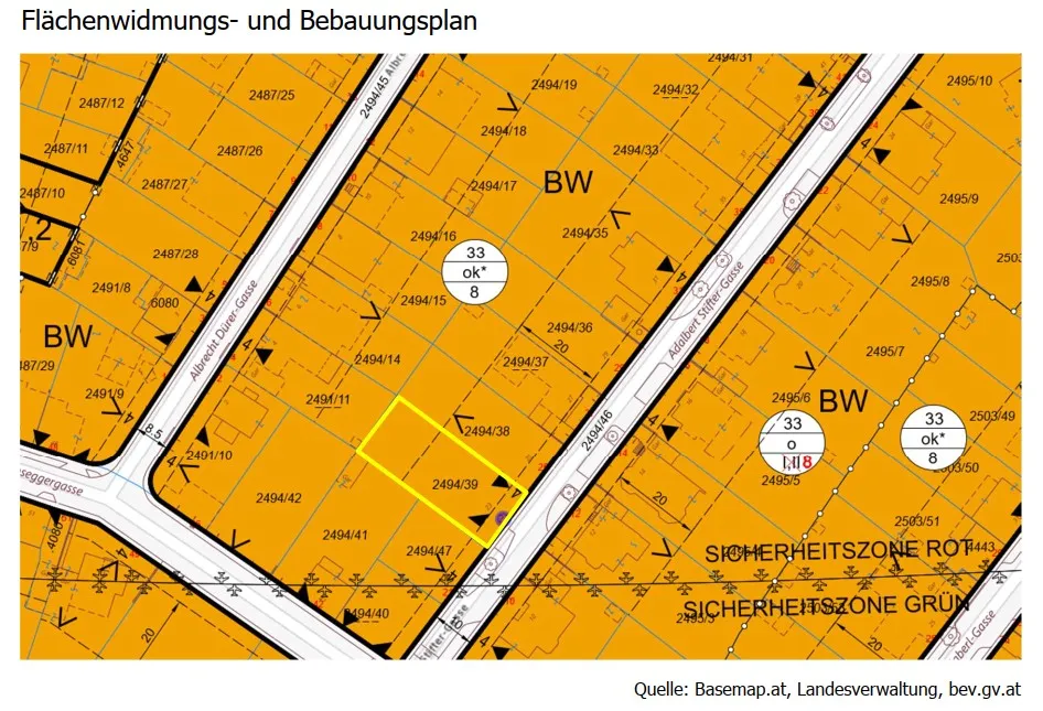 Unbebautes Grundstück zu kaufen in 2700 Wiener Neustadt - Ansicht 3