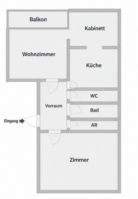 2-Zimmer-Wohnung mieten in Wien – 64 m², € 1.159 – Bild 12 von 13