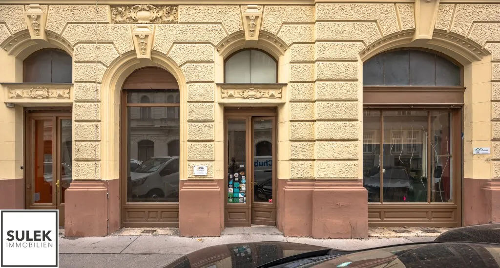 Geschäftslokal mit breiter Straßenfront, großen Schaufensterflächen und flexiblem Grundriss nahe Mariahilferstraße - Ansicht 3