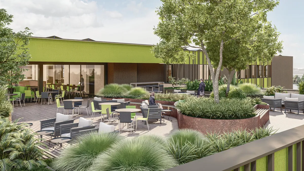 HIGH-END-BÜROs *ab 50 m² *GREEN CAMPUS GARSTEN – pohled 2