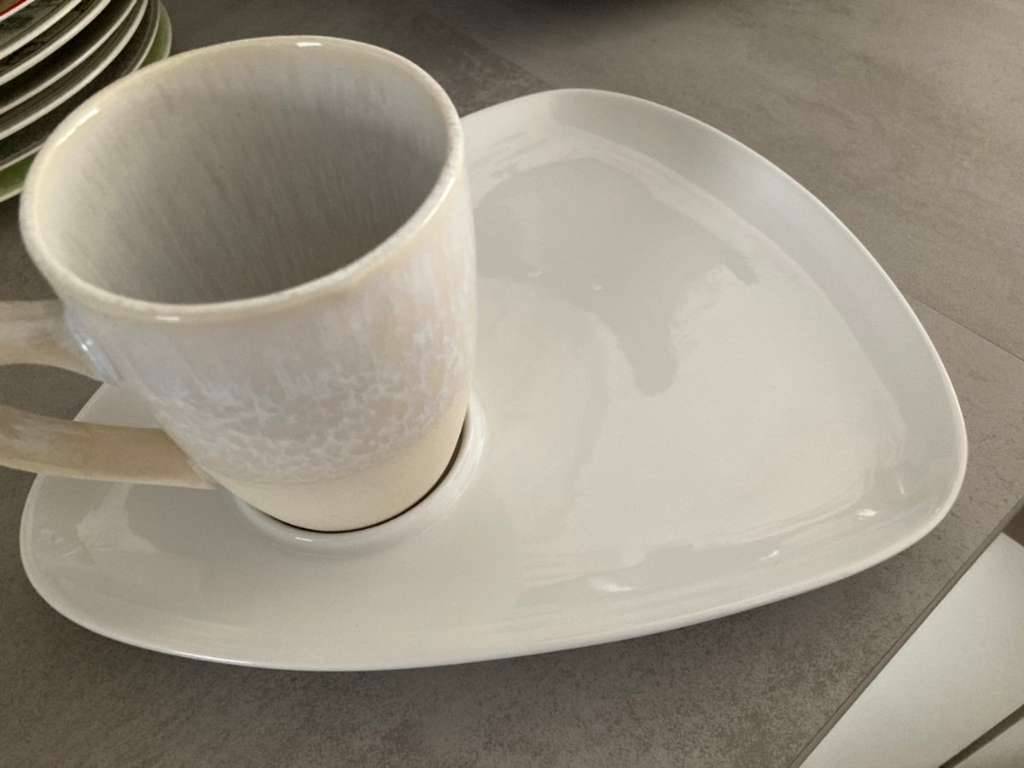NEU 4x Dessertteller weiss Depot