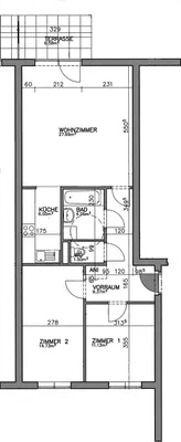 3-Zimmer-Wohnung mieten in Graz – 74,7 m², € 1.029 – Bild 2 von 2