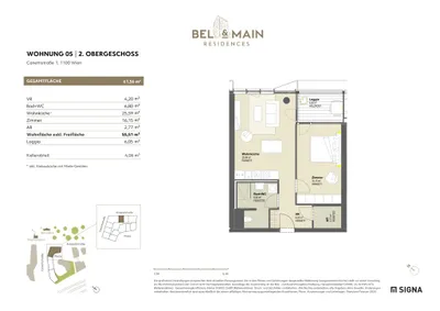 2-Zimmer-Wohnung mieten in Wien – 55,51 m², € 1.743 – Bild 19 von 19