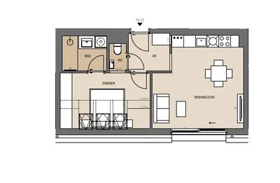 2-Zimmer-Wohnung kaufen in Wien – 42,79 m², € 359.000 – Bild 10 von 10