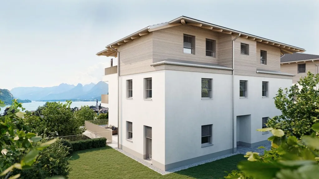 Exklusive 4-Zi-DG-Wohnung in St. Gilgen, Erstbezug mit Balkon, Garage & Aufzug! - Ansicht 3