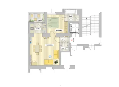 2-Zimmer-Wohnung mieten in Wien – 52 m², € 895 – Bild 6 von 7