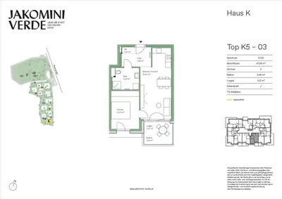 2-Zimmer-Wohnung kaufen in Graz – 47,58 m², € 265.000 – Bild 5 von 5