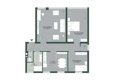 3-Zimmer-Wohnung kaufen in Kufstein – 90,36 m², € 359.000 – Bild 13 von 14