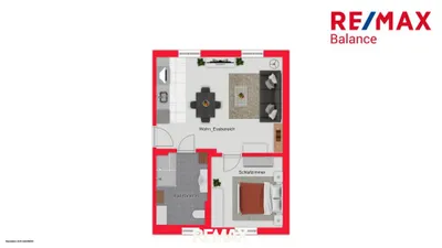 2-Zimmer-Wohnung mieten in Krems Land – 52,37 m², € 590 – Bild 10 von 10