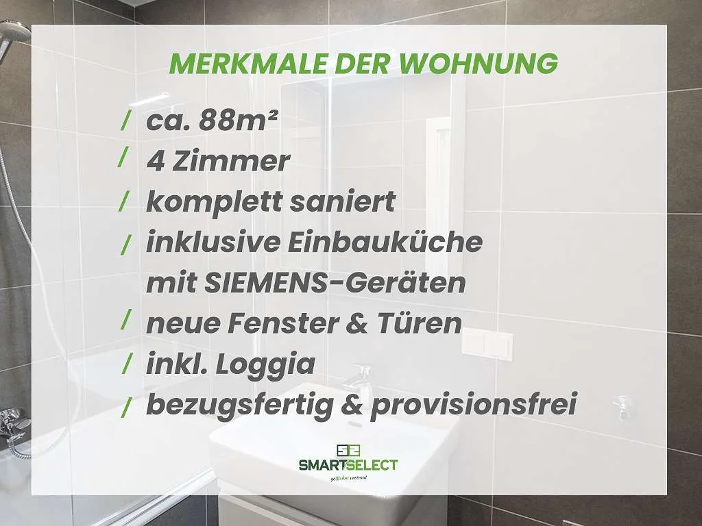 AUFGEPASST!! 4 Zimmer Eigentumswohnung in zentraler Lage in 1140 Wien - komplett und modern saniert - provisionsfrei zu verkaufen! - Ansicht 2