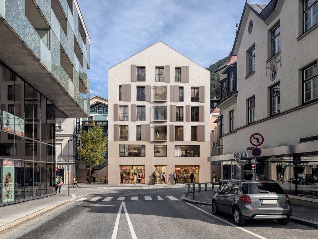 City-Wohnung mit französischen Balkonen | TOP 12, 2 Zimmer Wohnung im Jöchlerhaus in der Landecker Innenstadt - Ansicht 2