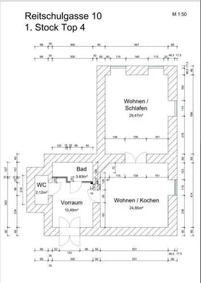 2-Zimmer-Wohnung mieten in Graz – 72 m², € 877 – Bild 30 von 30