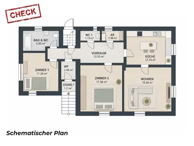 3-Zimmer-Haus kaufen in Graz – 83 m², € 439.900 – Bild 30 von 31